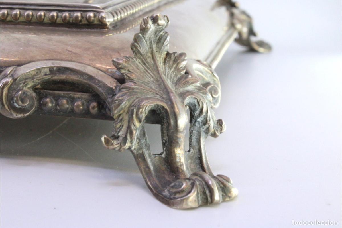 Antig&uuml;edades: tintero de plata - Foto 3