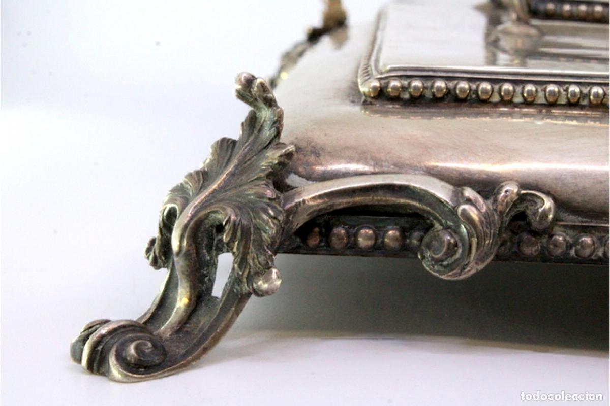 Antig&uuml;edades: tintero de plata - Foto 7