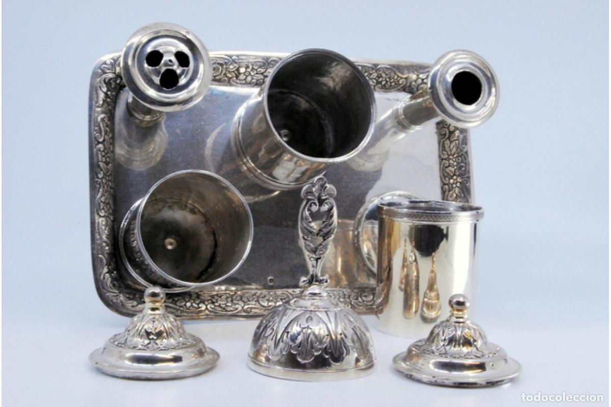 Antig&uuml;edades: tintero de plata - Foto 7