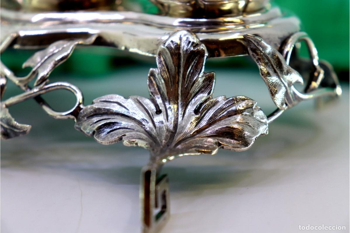 Antig&uuml;edades: tintero de plata - Foto 3