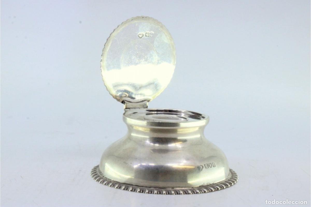 Antig&uuml;edades: tintero de plata - Foto 2