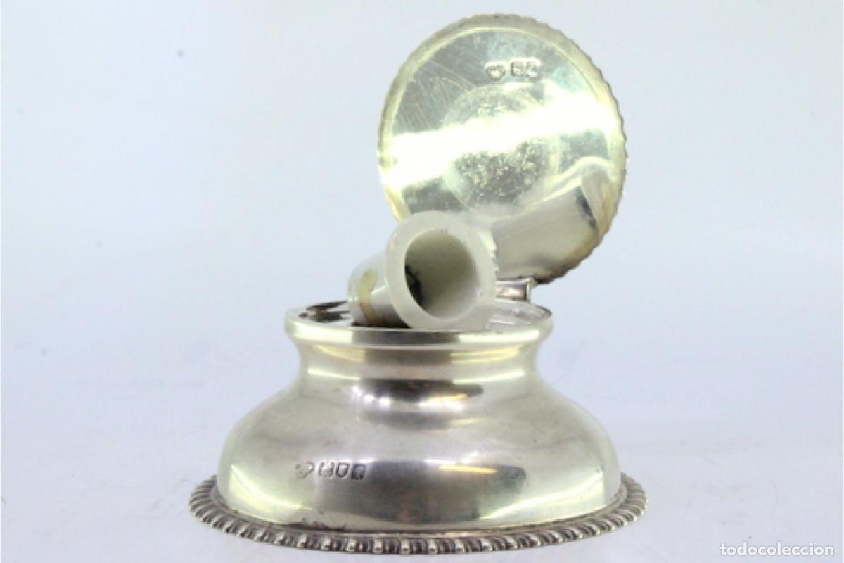 Antig&uuml;edades: tintero de plata - Foto 4