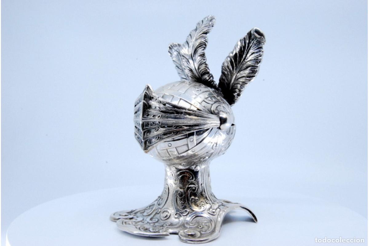 Antig&uuml;edades: tintero de plata - Foto 8