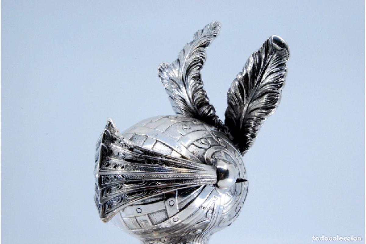 Antig&uuml;edades: tintero de plata - Foto 9