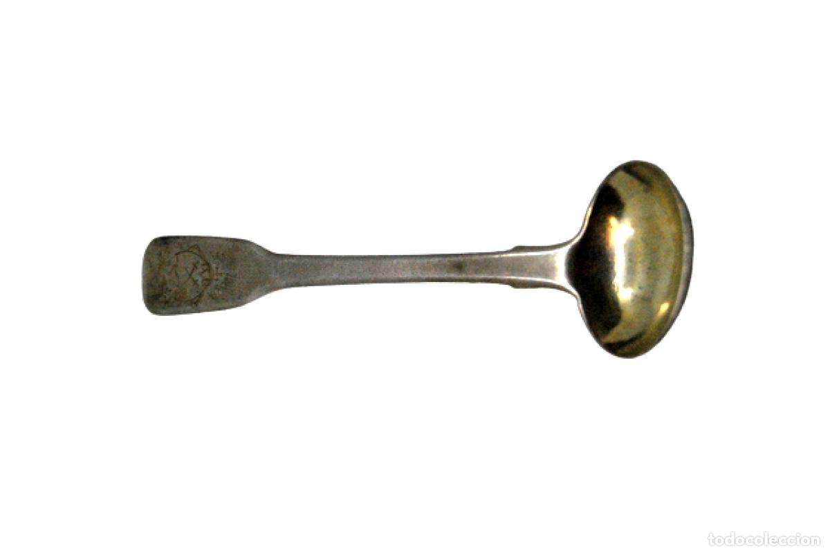 Antig&uuml;edades: cuchara de az&uacute;car de plata - Foto 1