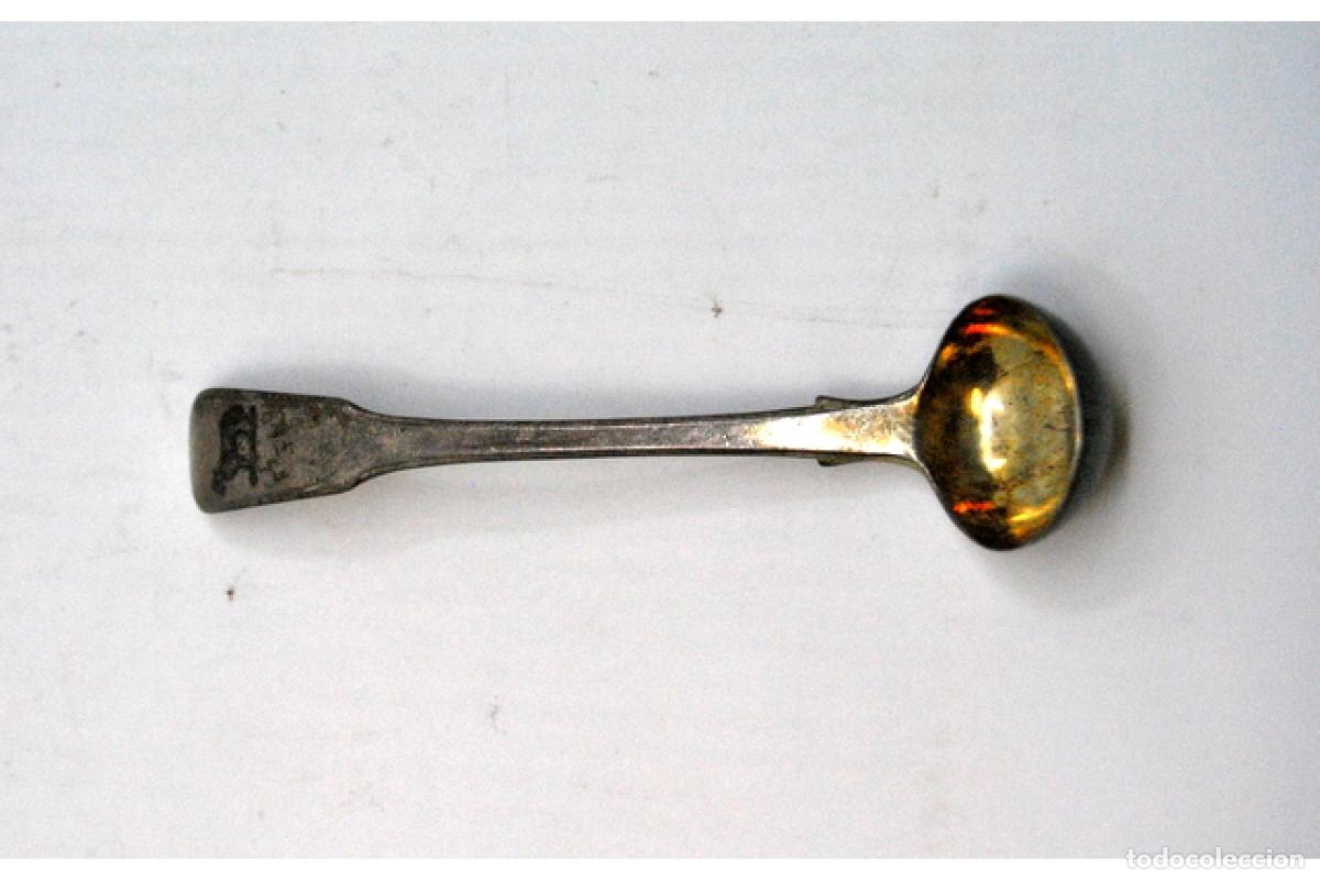 Antig&uuml;edades: Cuchara de az&uacute;car de plata - Animal - Foto 5
