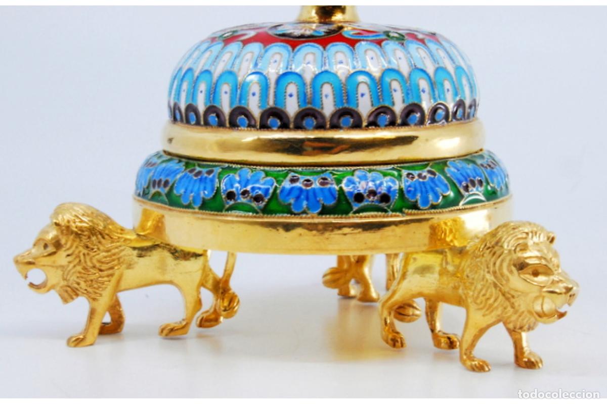 Antig&uuml;edades: Urna rusa de plata cloisonn&eacute; - Foto 7