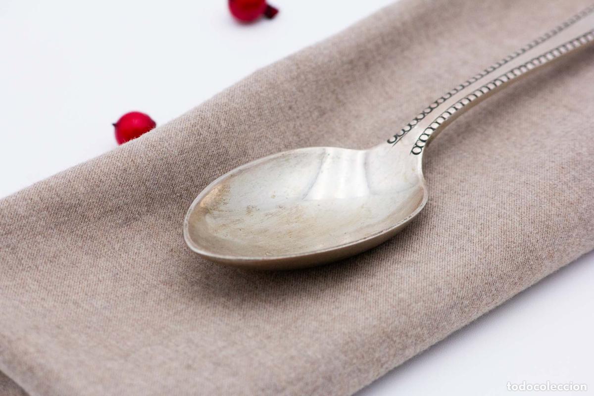 Antig&uuml;edades: Cuchara de plata para servir arroz - Foto 2