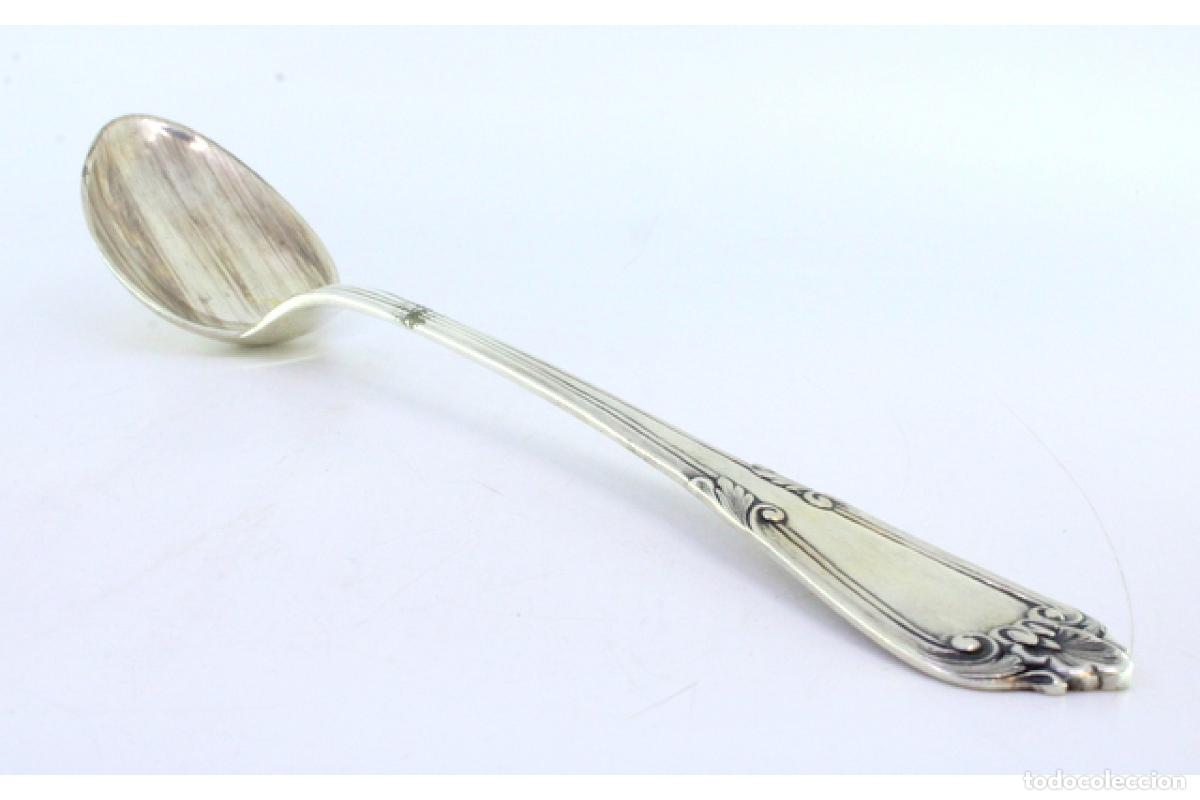 Antig&uuml;edades: Cuchara de plata para servir arroz - Foto 3