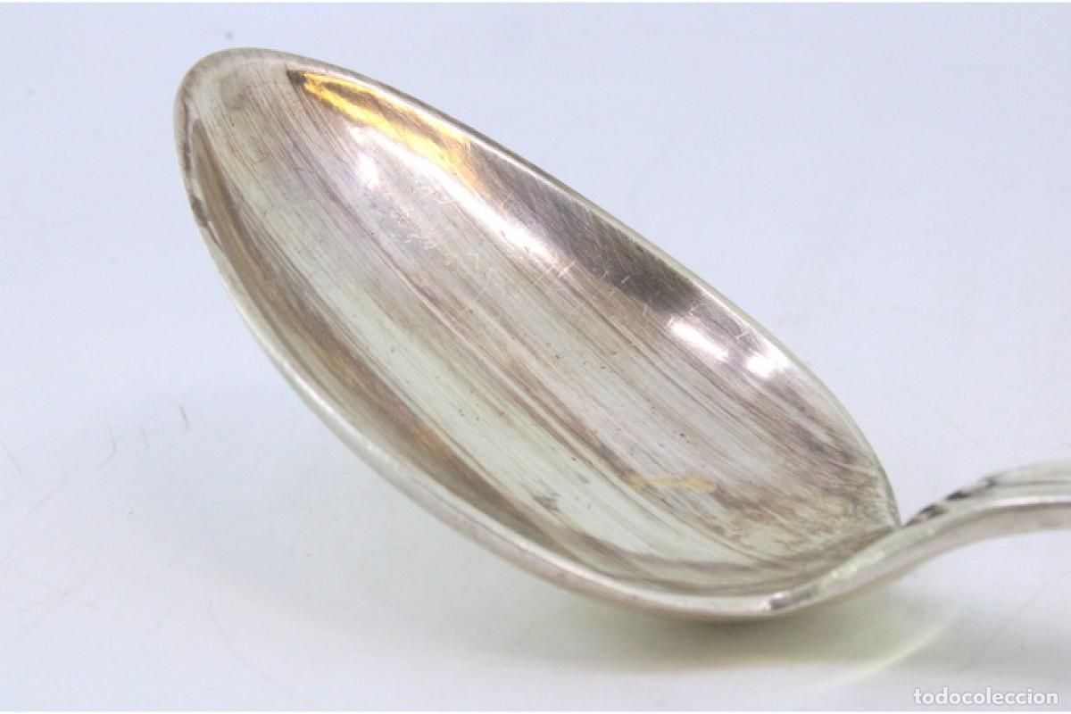 Antig&uuml;edades: Cuchara de plata para servir arroz - Foto 5