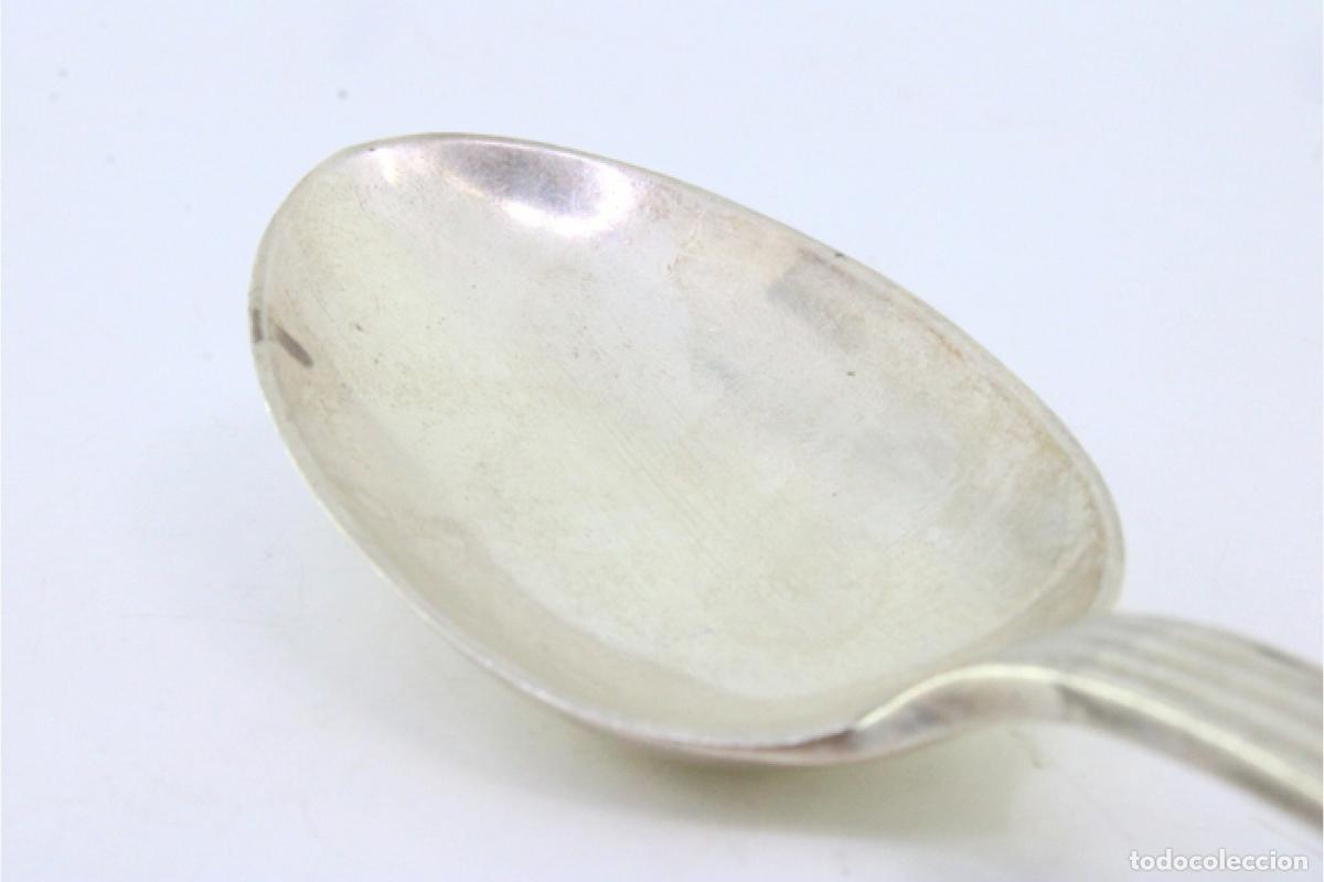 Antig&uuml;edades: Cuchara de plata para servir arroz - Foto 3