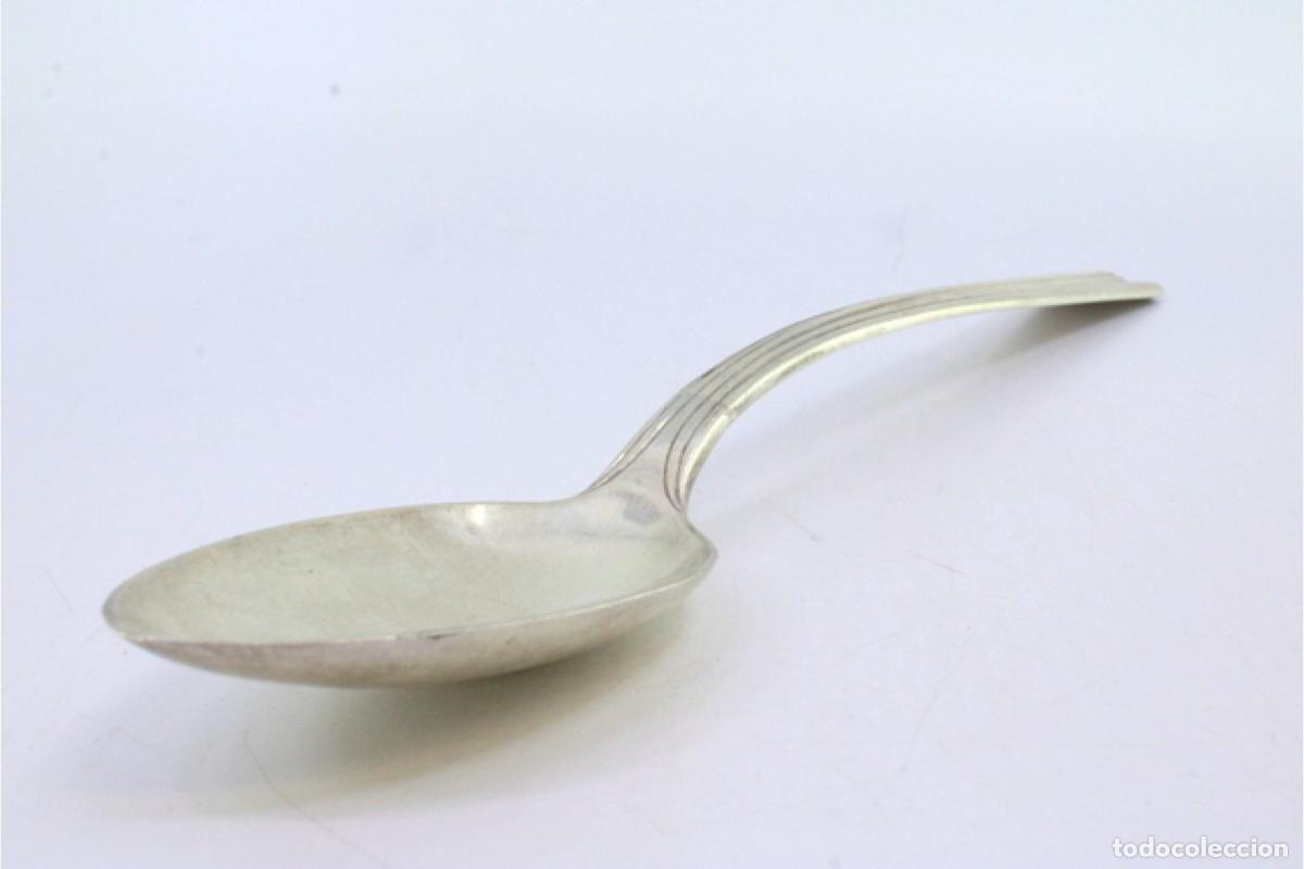 Antig&uuml;edades: Cuchara de plata para servir arroz - Foto 4
