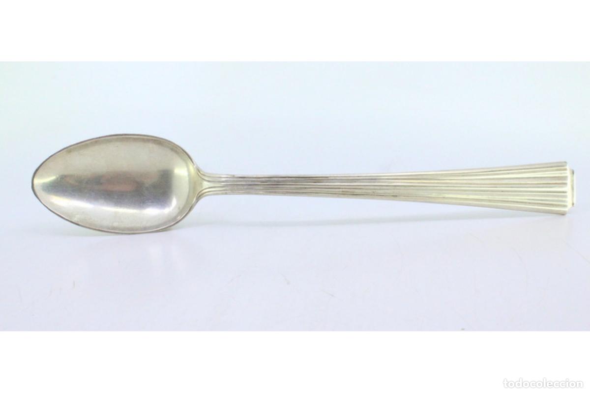 Antig&uuml;edades: Cuchara de plata para servir arroz - Foto 6
