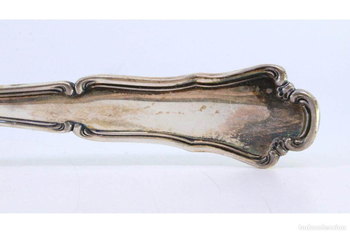 Antig&uuml;edades: Cuchara de plata para servir arroz - Foto 3