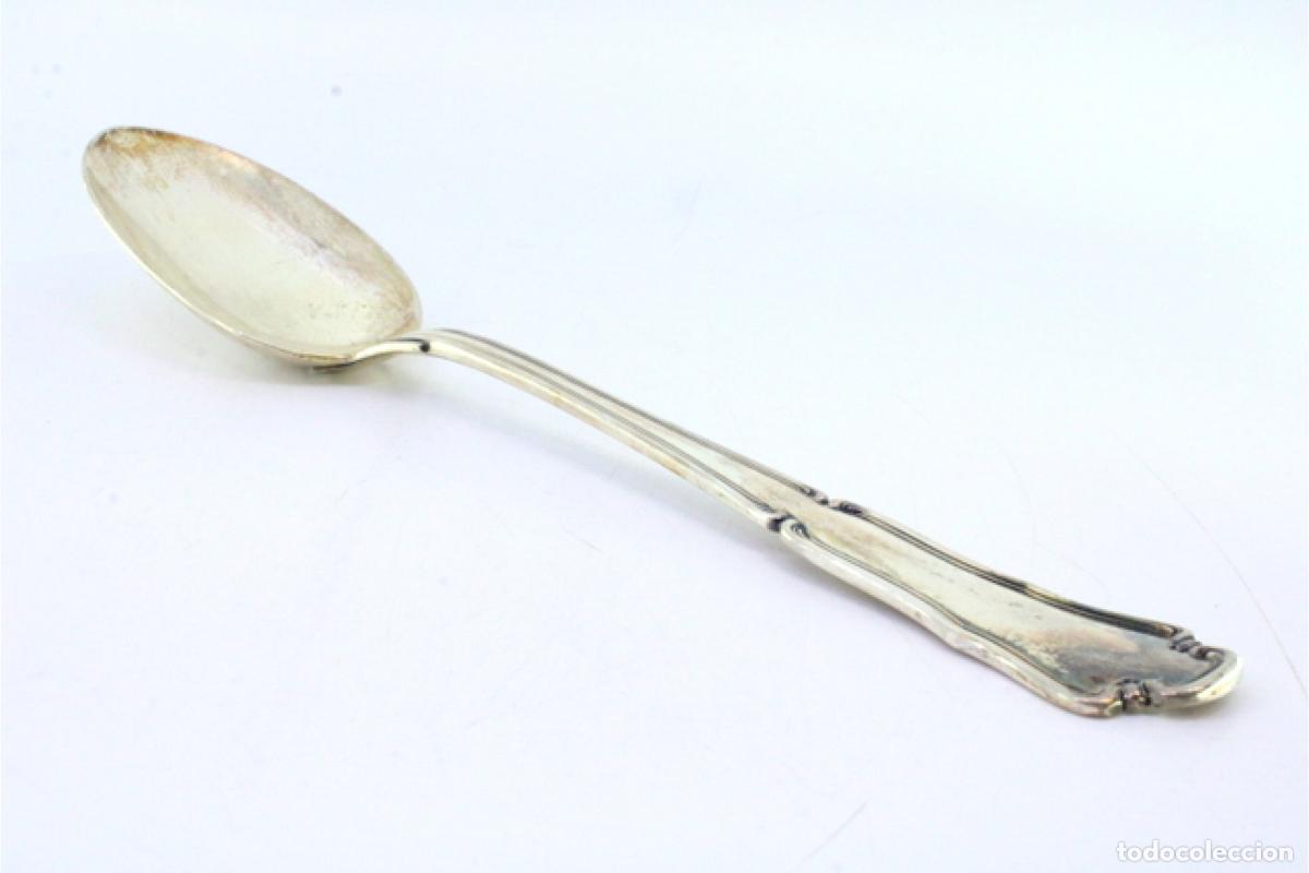 Antig&uuml;edades: Cuchara de plata para servir arroz - Foto 4