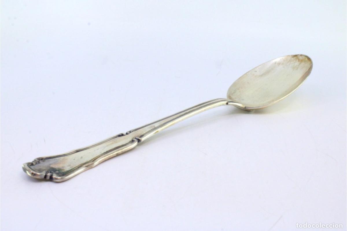 Antig&uuml;edades: Cuchara de plata para servir arroz - Foto 7