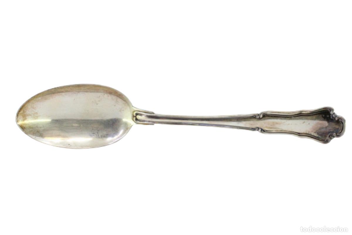Antig&uuml;edades: Cuchara de plata para servir arroz - Foto 1
