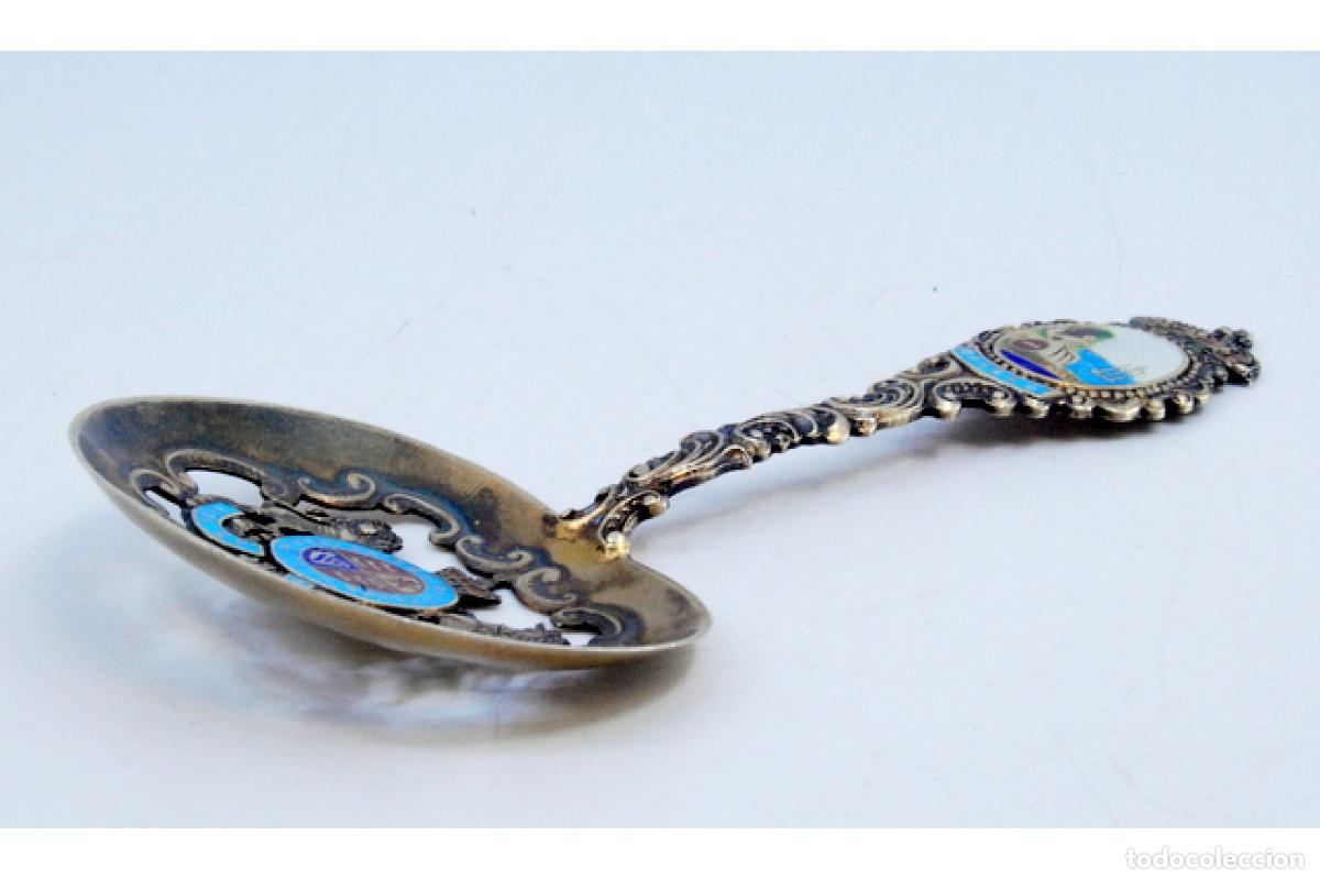 Antig&uuml;edades: Cuchara de plata - Doncella tocando la lira - Foto 7
