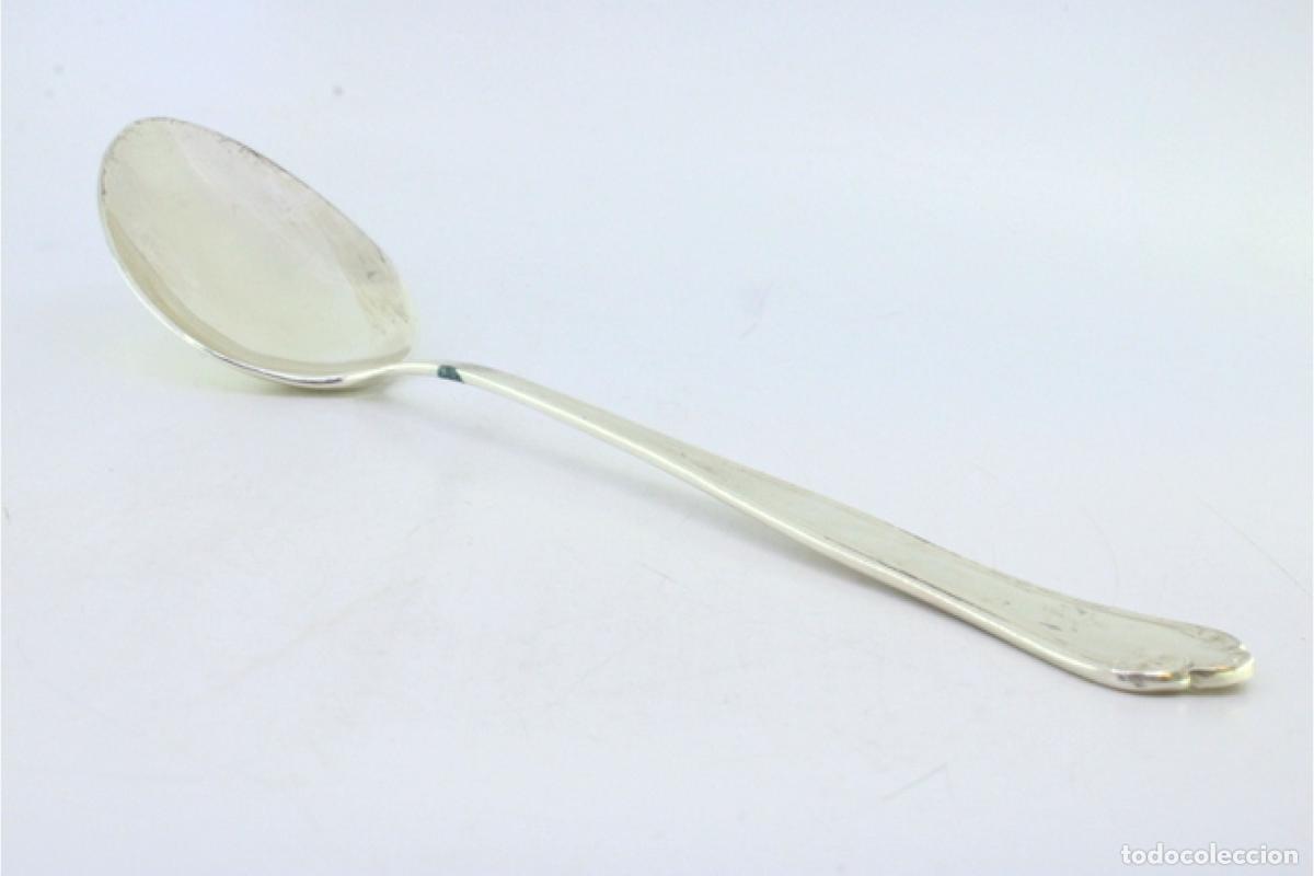 Antig&uuml;edades: Cuchara de plata para servir arroz - Foto 3