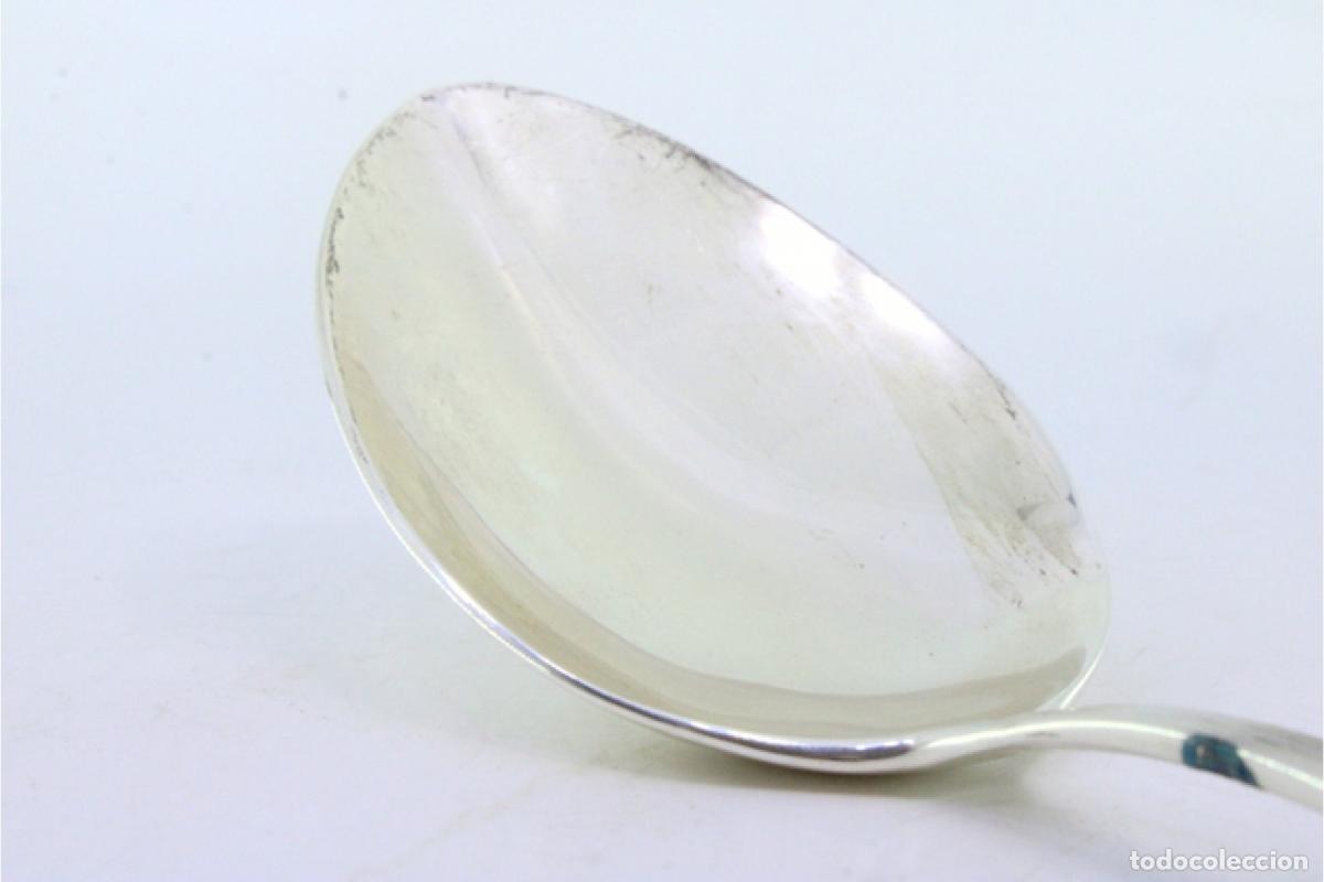 Antig&uuml;edades: Cuchara de plata para servir arroz - Foto 4