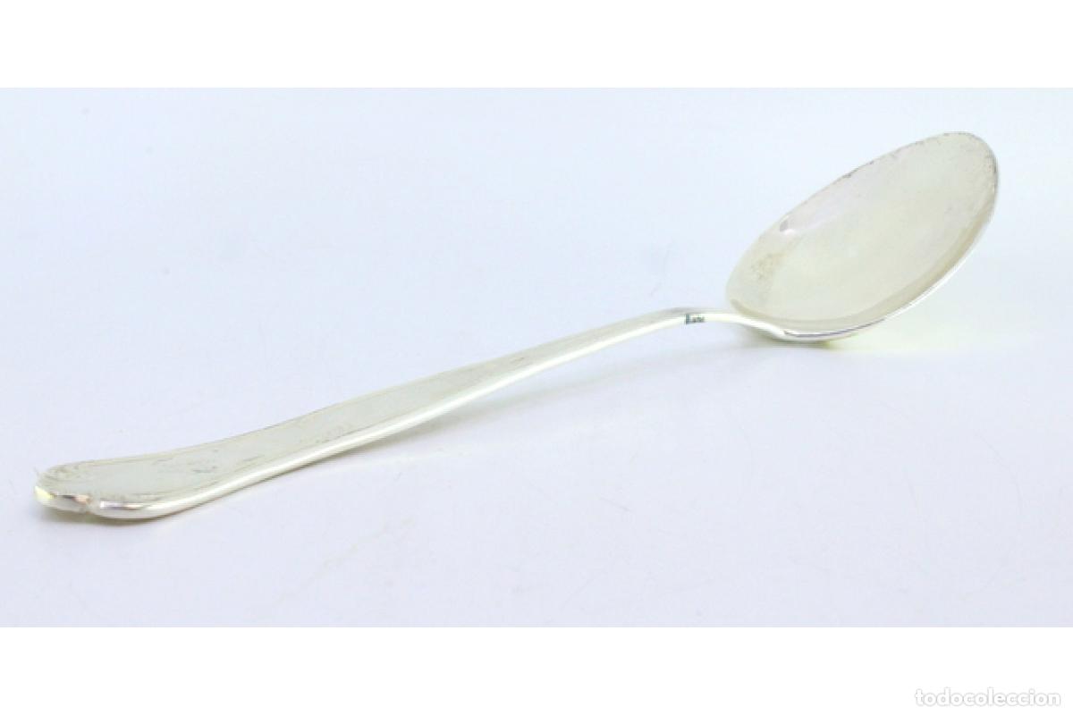 Antig&uuml;edades: Cuchara de plata para servir arroz - Foto 5