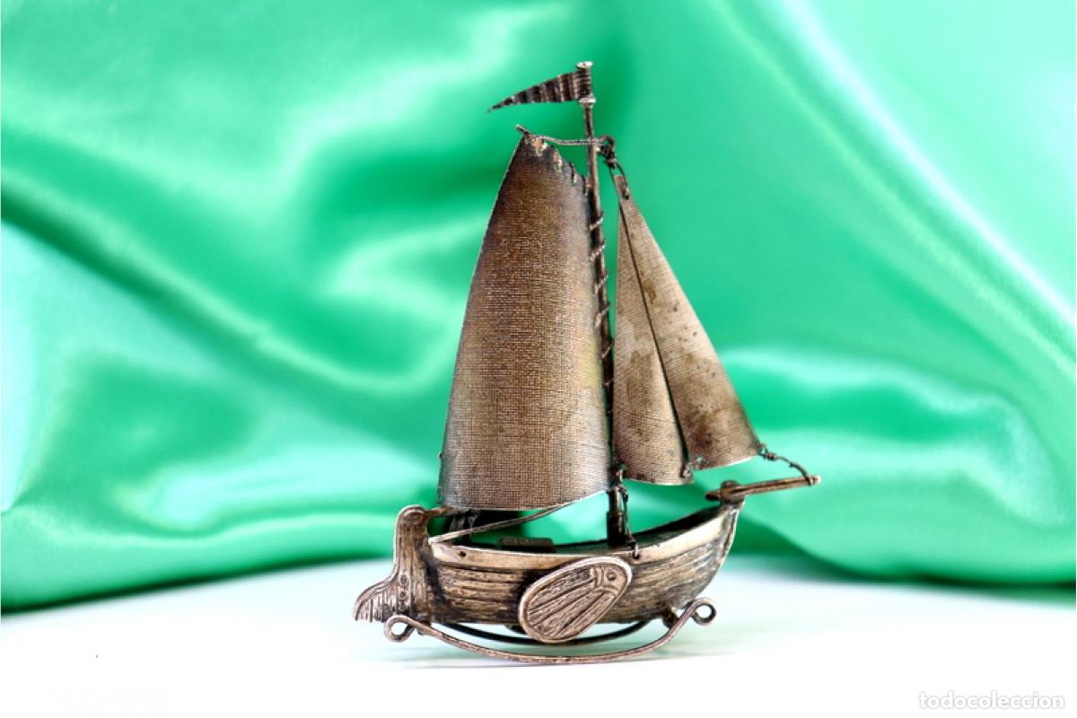 Antig&uuml;edades: Velero de plata - Foto 1