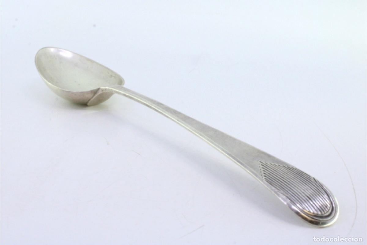 Antig&uuml;edades: Cuchara de plata para servir arroz - Foto 3