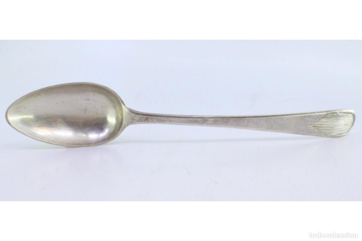 Antig&uuml;edades: Cuchara de plata para servir arroz - Foto 5