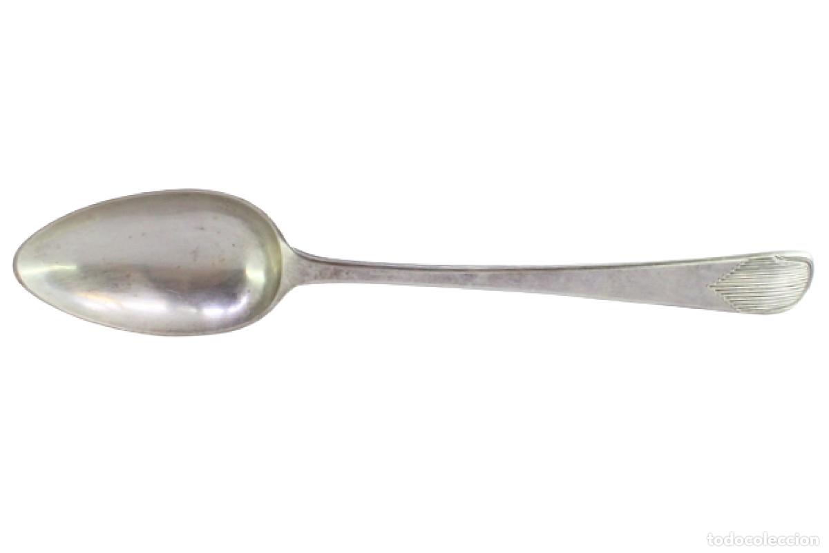Antig&uuml;edades: Cuchara de plata para servir arroz - Foto 1