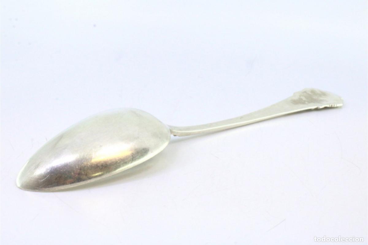 Antig&uuml;edades: Cuchara de plata para servir arroz - Foto 2
