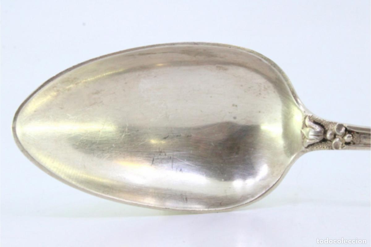 Antig&uuml;edades: Cuchara de plata para servir arroz - Foto 4