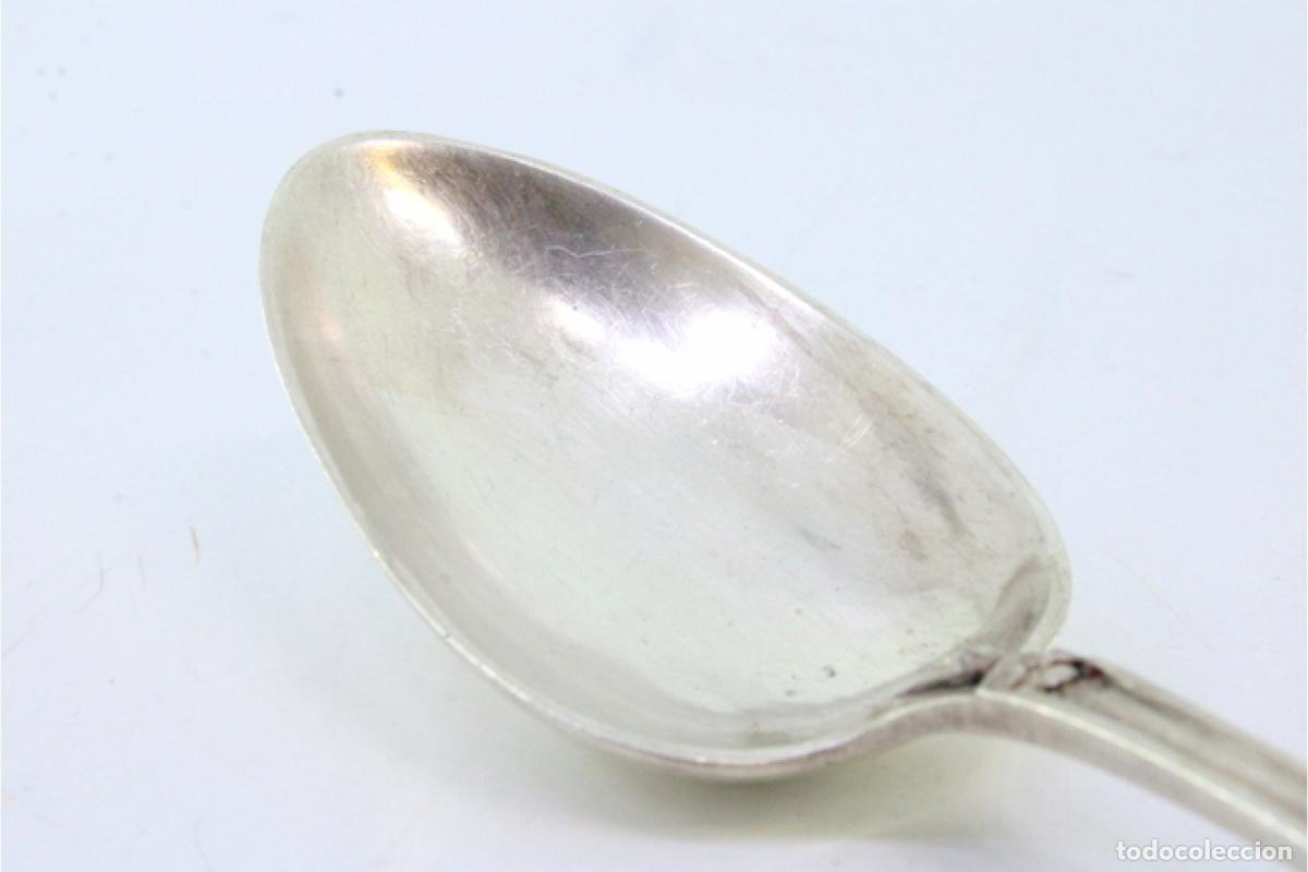 Antig&uuml;edades: Cuchara de plata para servir arroz - Foto 6