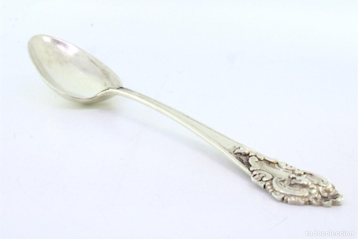 Antig&uuml;edades: Cuchara de plata para servir arroz - Foto 8