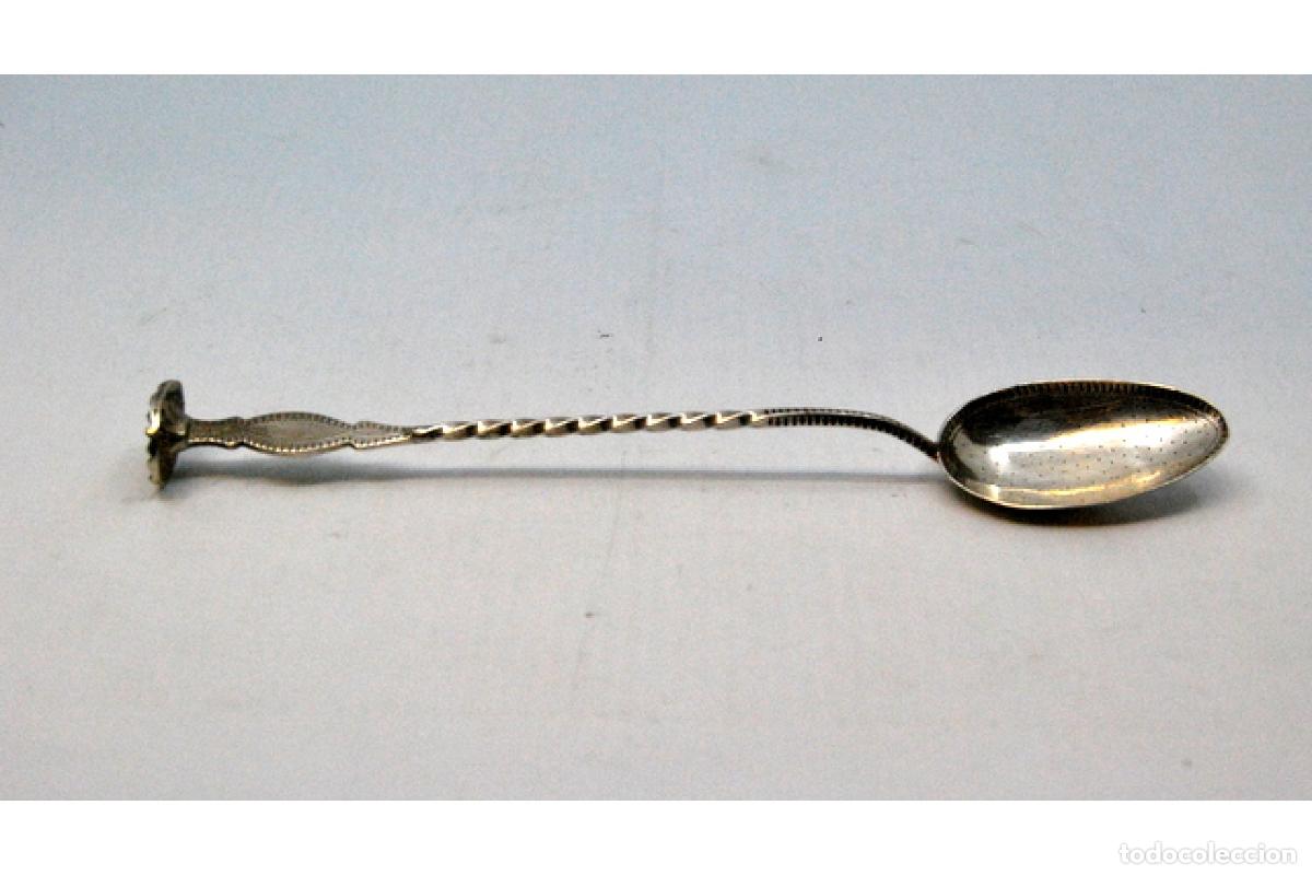 Antig&uuml;edades: Cuchara de plata para servir bebidas - Foto 7