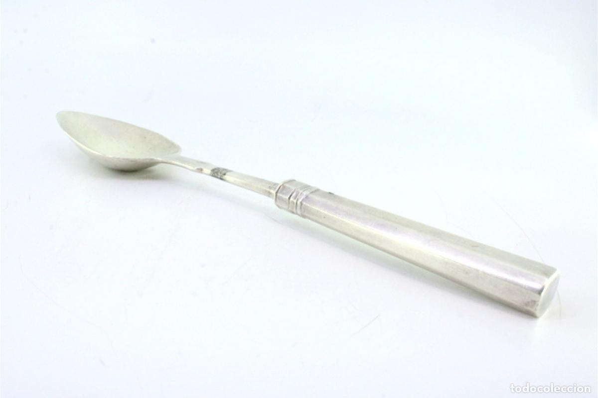 Antig&uuml;edades: Cuchara de plata para servir arroz - Foto 3