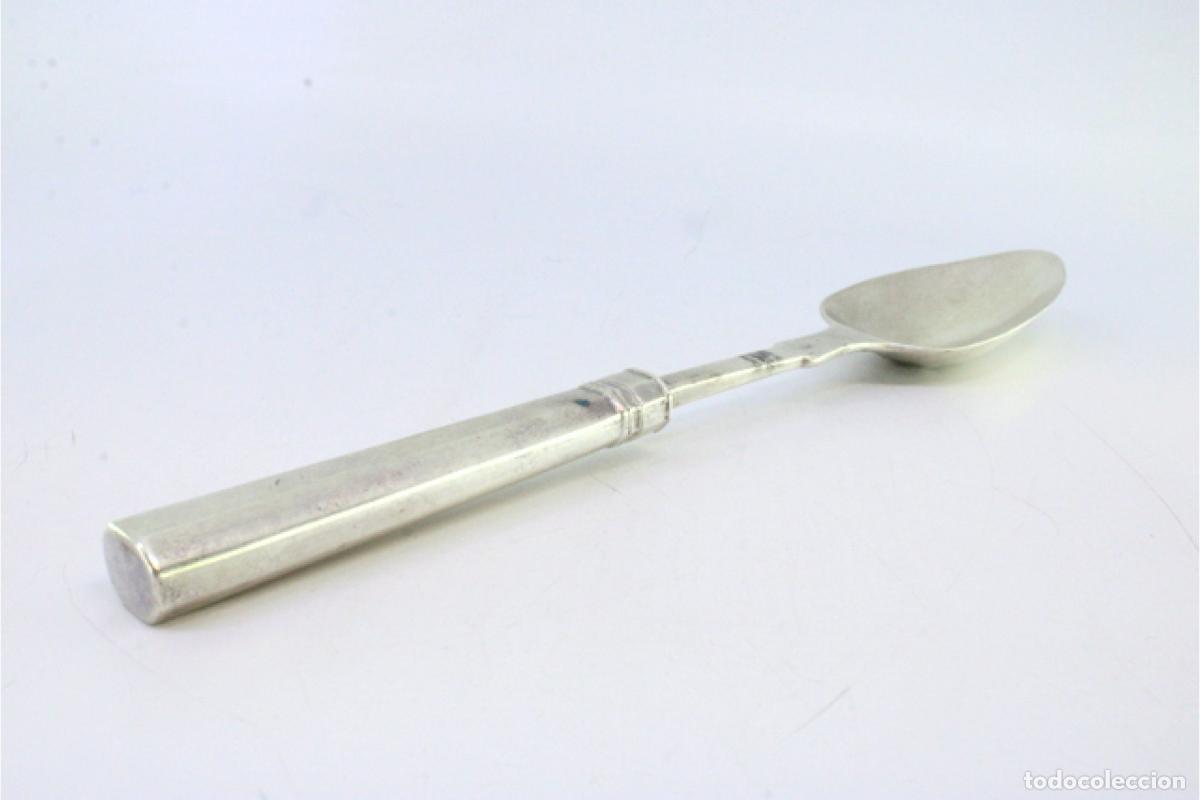 Antig&uuml;edades: Cuchara de plata para servir arroz - Foto 4