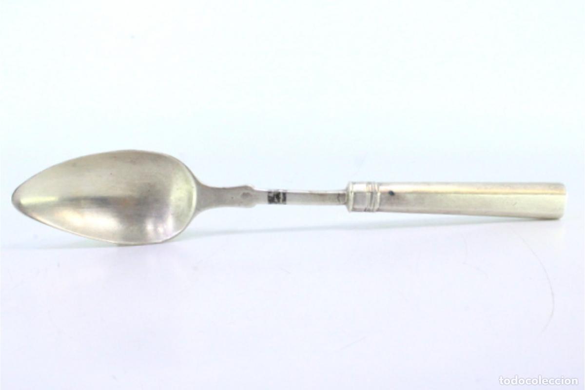 Antig&uuml;edades: Cuchara de plata para servir arroz - Foto 8