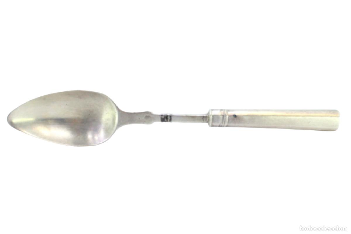 Antig&uuml;edades: Cuchara de plata para servir arroz - Foto 1