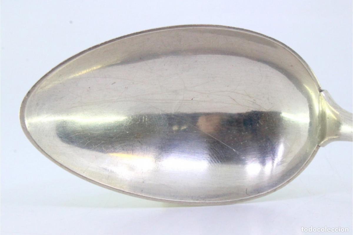 Antig&uuml;edades: Cuchara de plata para servir arroz - Foto 5