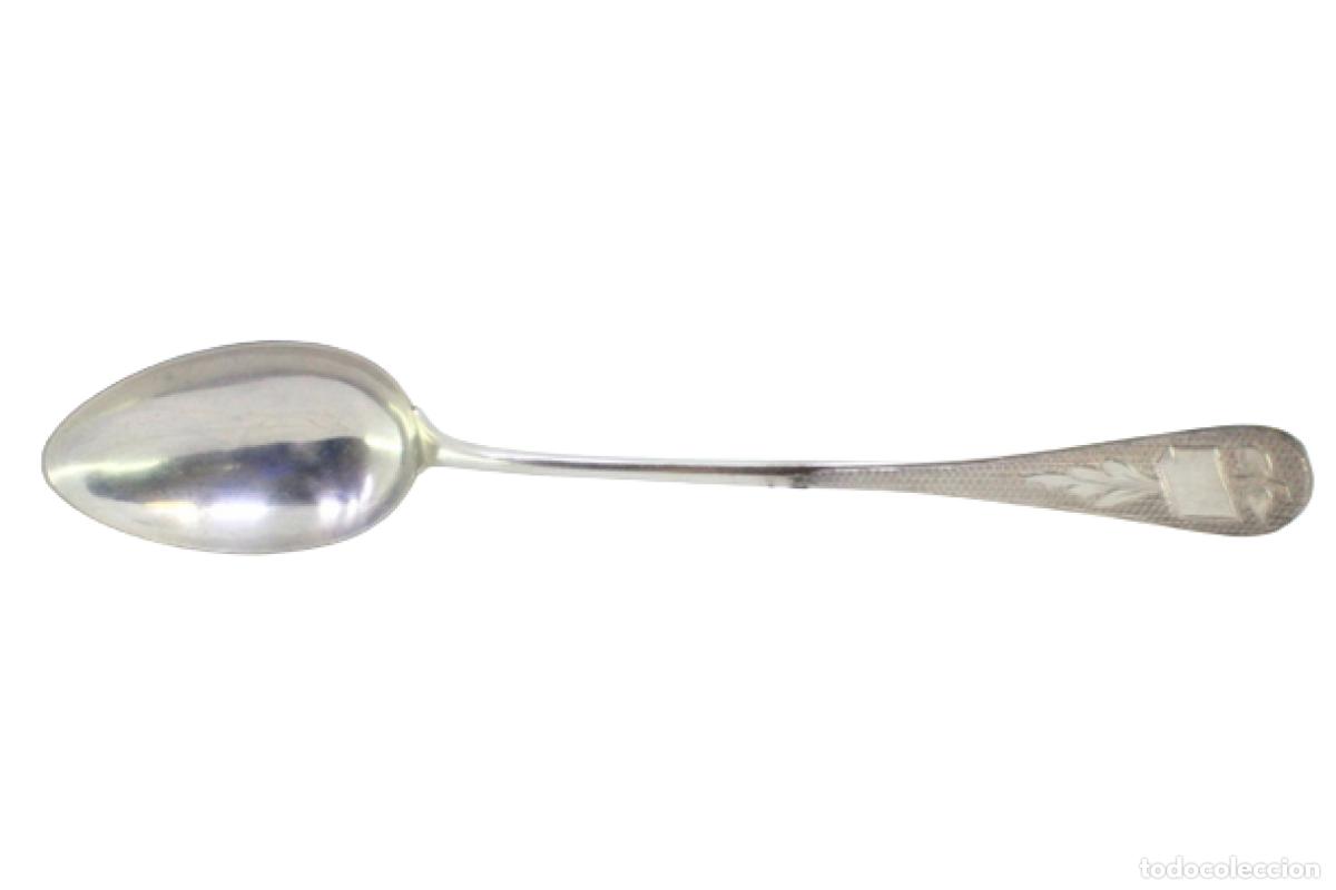Antig&uuml;edades: Cuchara de plata para servir arroz - Foto 1