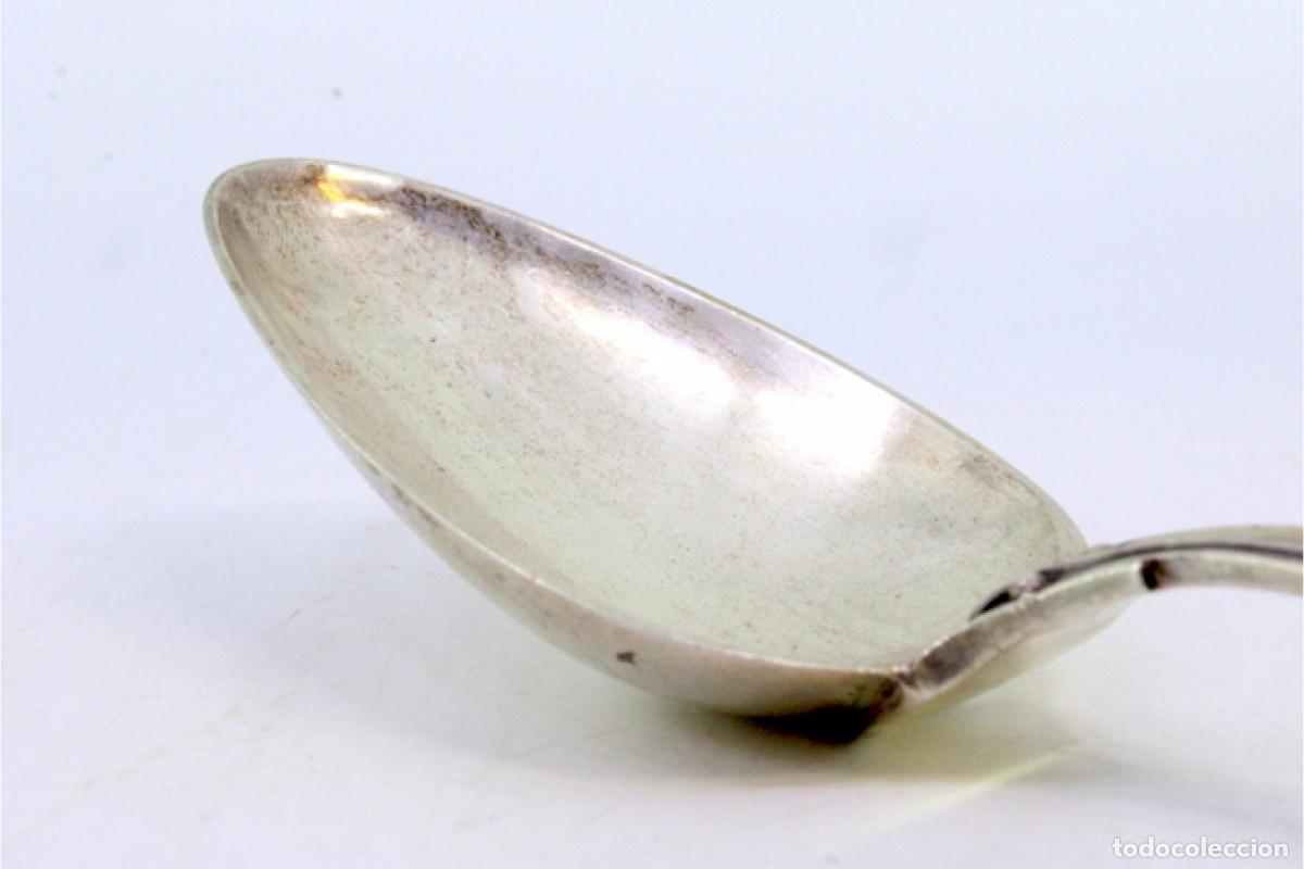 Antig&uuml;edades: Cuchara de plata para servir arroz - Foto 3