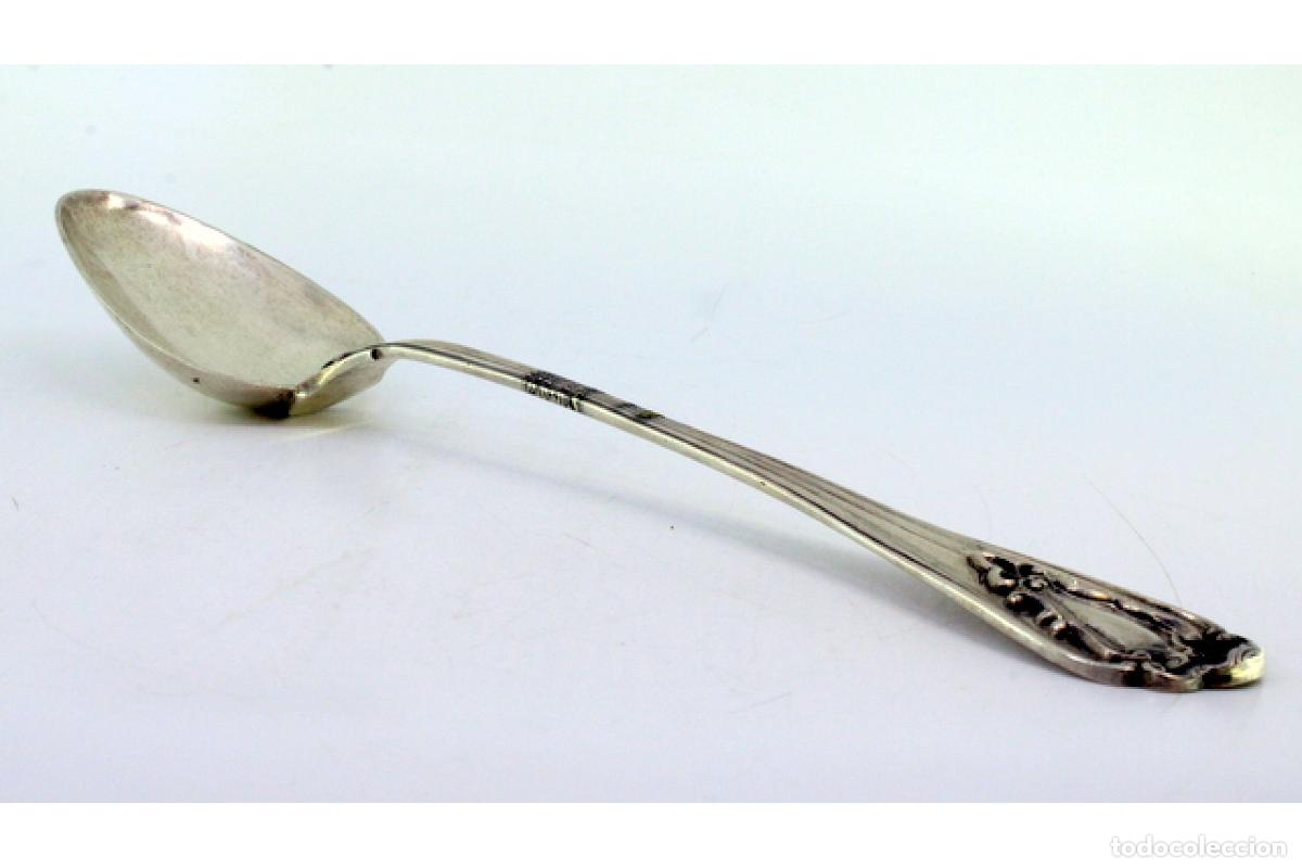 Antig&uuml;edades: Cuchara de plata para servir arroz - Foto 4