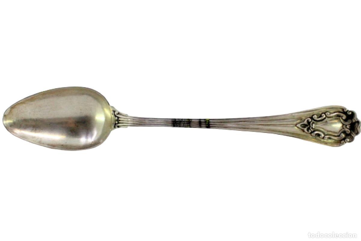 Antig&uuml;edades: Cuchara de plata para servir arroz - Foto 1