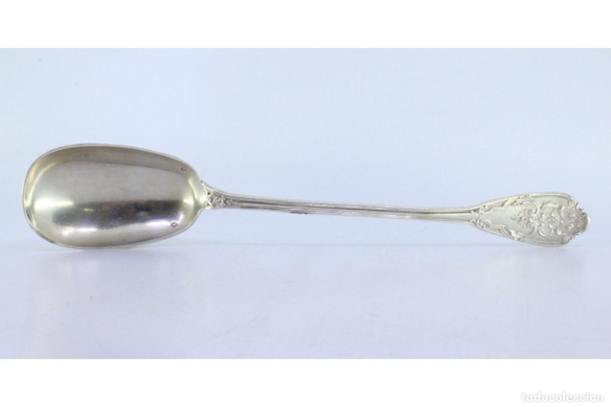 Antig&uuml;edades: Cuchara de plata para servir arroz - Foto 2