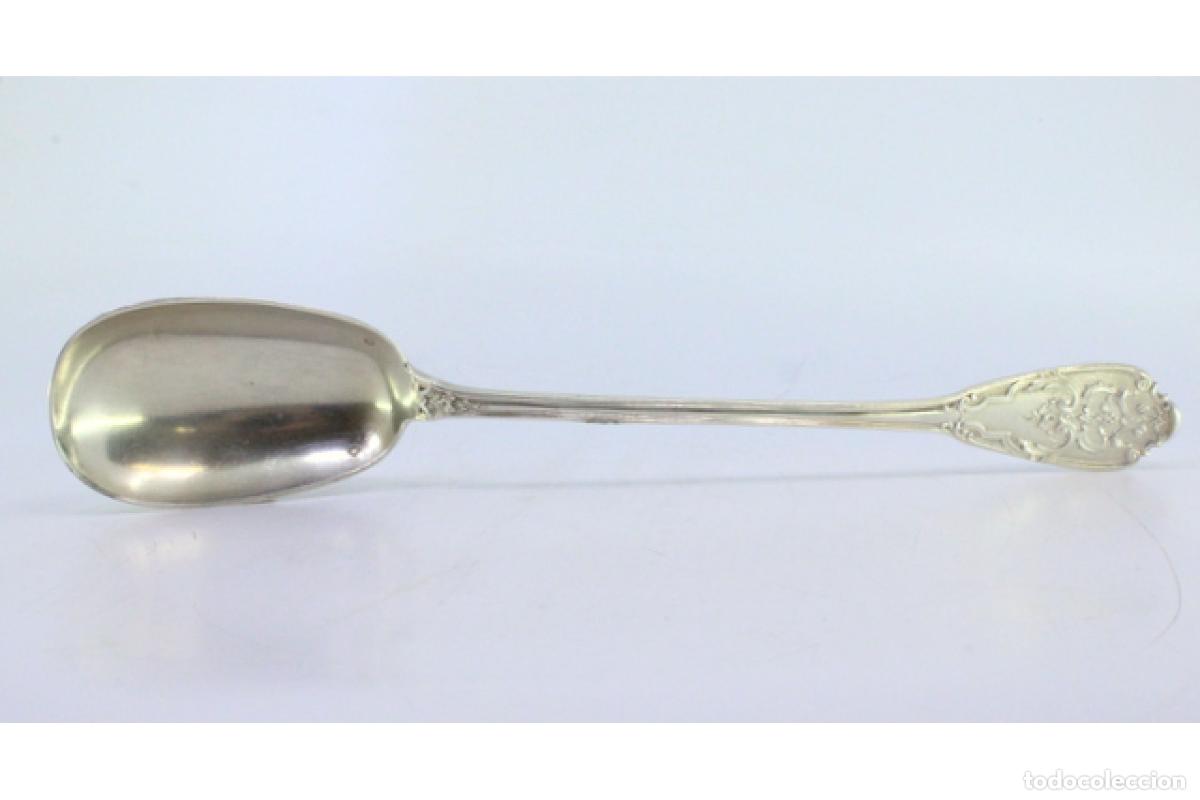 Antig&uuml;edades: Cuchara de plata para servir arroz - Foto 3