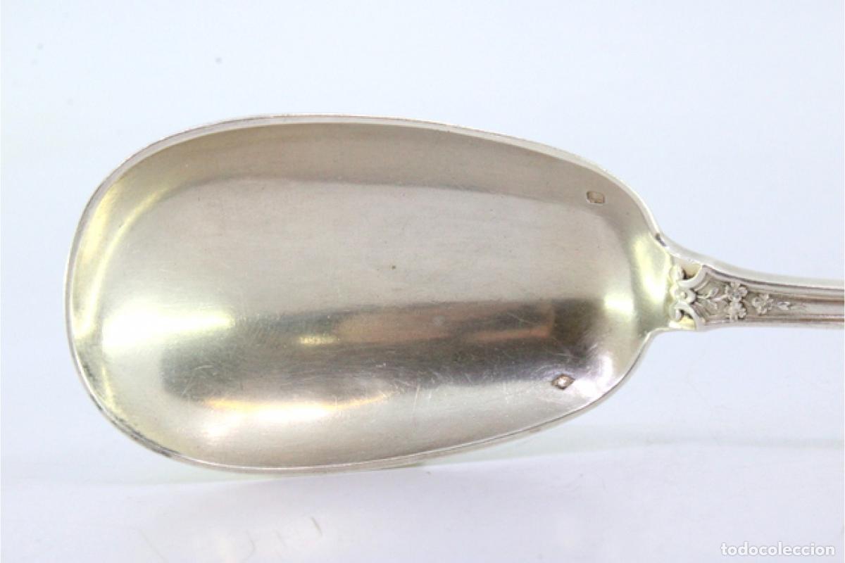 Antig&uuml;edades: Cuchara de plata para servir arroz - Foto 7