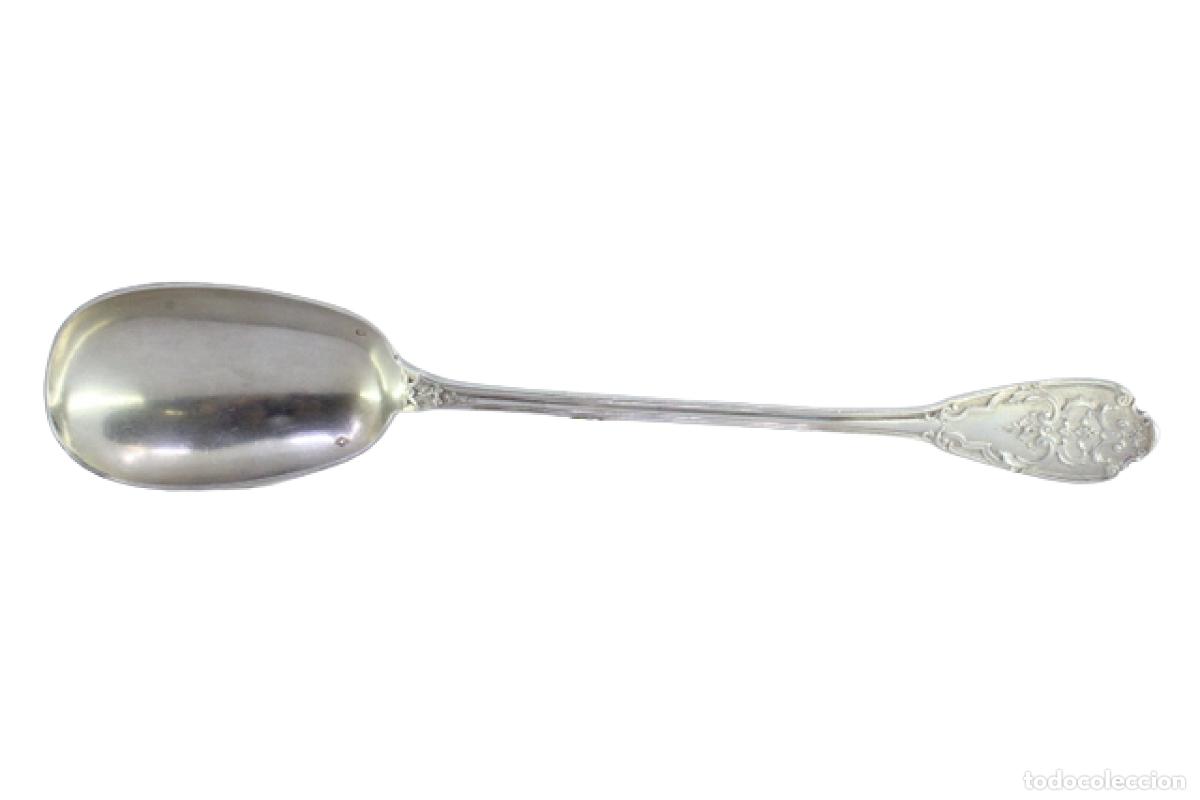 Antig&uuml;edades: Cuchara de plata para servir arroz - Foto 1
