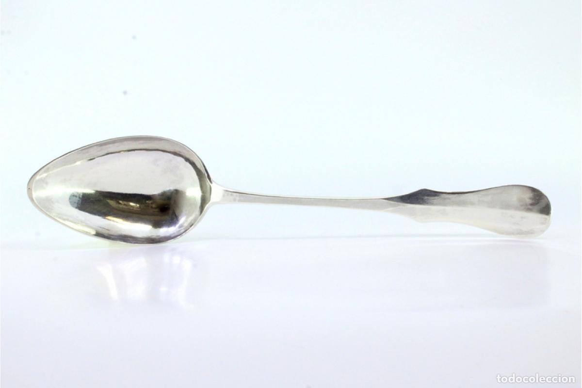Antig&uuml;edades: Cuchara de plata para servir arroz - Foto 4
