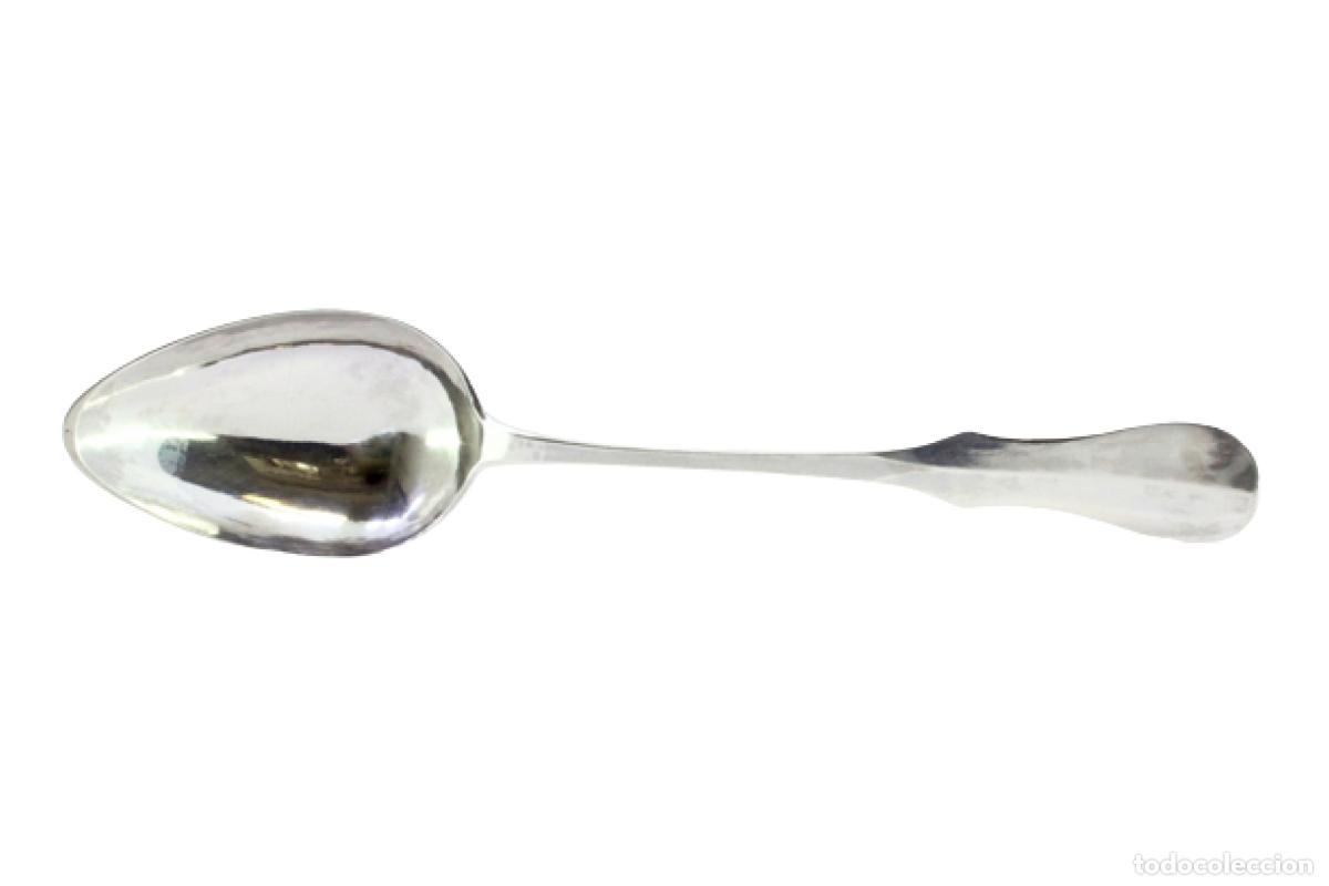 Antig&uuml;edades: Cuchara de plata para servir arroz - Foto 1
