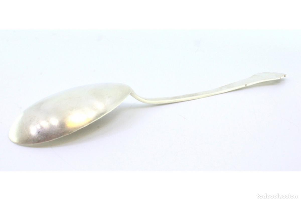 Antig&uuml;edades: Cuchara de plata para servir arroz - Foto 2